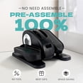 thumbnail image 6 of Under Desk Elliptical  with Remote Control, Compact Electric Foot Pedal Exerciser for Home Office Use, 6 of 8