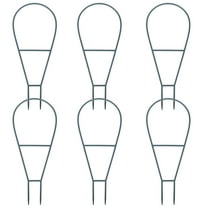 Milisten Garden Climbing Trellis Green PP 6Pcs 17X7X0.1In Vine Climbing Frame