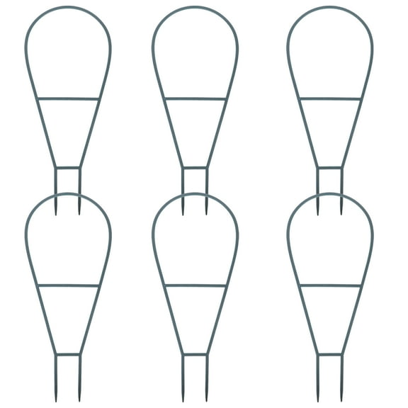 Milisten Garden Climbing Trellis Green PP 6Pcs 17X7X0.1In Vine Climbing Frame