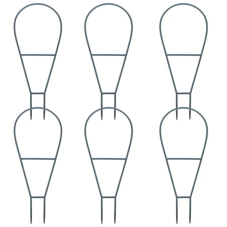 6Pcs Garden Trellis for Plant Climbing Decorative Potted Plant Supports Climbing Plant Trellis