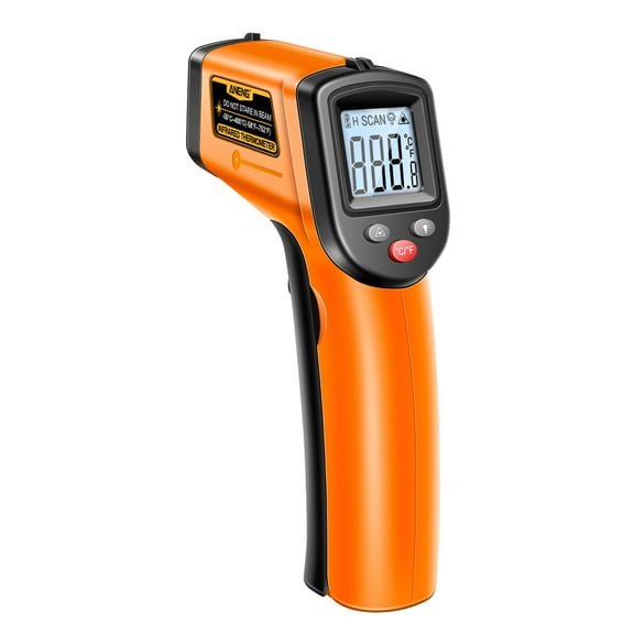 Industrial thermometer,Not Human Temperature Tester 400 /-58 Ir Thermometer Infrared Thermometer Ir /-58℉～752℉ Non- Thermometer Th201 /-58f752f /-58 752 Thermometer Handheld Th201-50 Orange