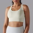 thumbnail image 3 of Funicet Womens Tank Tops Summer Sleeveless Shirts Knit Ribbed Racerback Womens Tops Beige XL, 3 of 8