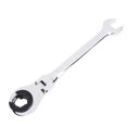 thumbnail image 2 of Llave De Tubo De Trinquete, Llave De Trinquete Ajustable De 180 Grados, Práctica Cabeza Flexible De 19 Mm Para Líneas De CA De Freno De Combustible, 2 of 7