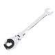 thumbnail image 2 of Llave De Tubo De Trinquete, Llave De Trinquete Ajustable De 180 Grados, Práctica Cabeza Flexible De 19 Mm Para Líneas De CA De Freno De Combustible, 2 of 7