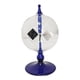 thumbnail image 2 of Molino de viento a presión con luz solar, radiómetro de Crookes, decoración, juguete de bricolaje, paletas Azul, 2 of 9