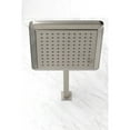 thumbnail image 3 of Kingston Brass K250A8CK Shower Scape 9-5/8" Square Shower Head with Shower Arm, Brushed Nickel, 3 of 5