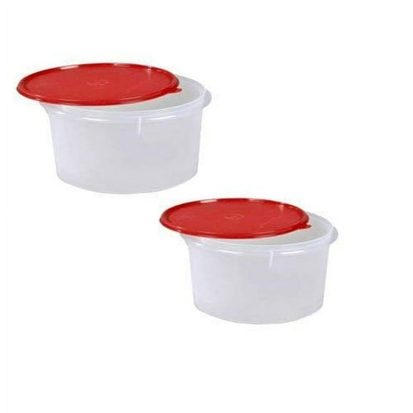 Tupperware Idly Dosa Contenants de Rangement pour Farine Taille Moyenne Capacité de 3 litres -[Lot de 2 Pcs](Plastique)