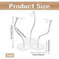 thumbnail image 2 of 3 PCS Clear Action Figure Stand Action Figure Display Holder Stand Base with 12 Adjustable Waist Clips Compatible with HG RG BB Transparent Stop Motion Holder Stand, 2 of 9