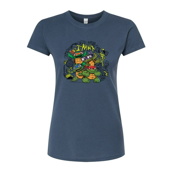 Teenage Mutant Ninja Turtles Mutant Mayhem  - Mm Sketchy  - Juniors Fitted Graphic T-Shirt