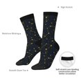 thumbnail image 4 of Pofeuu Constellation Print Crew Socks, Adult Running Hiking Socks for Youth and Adult, 4 of 6
