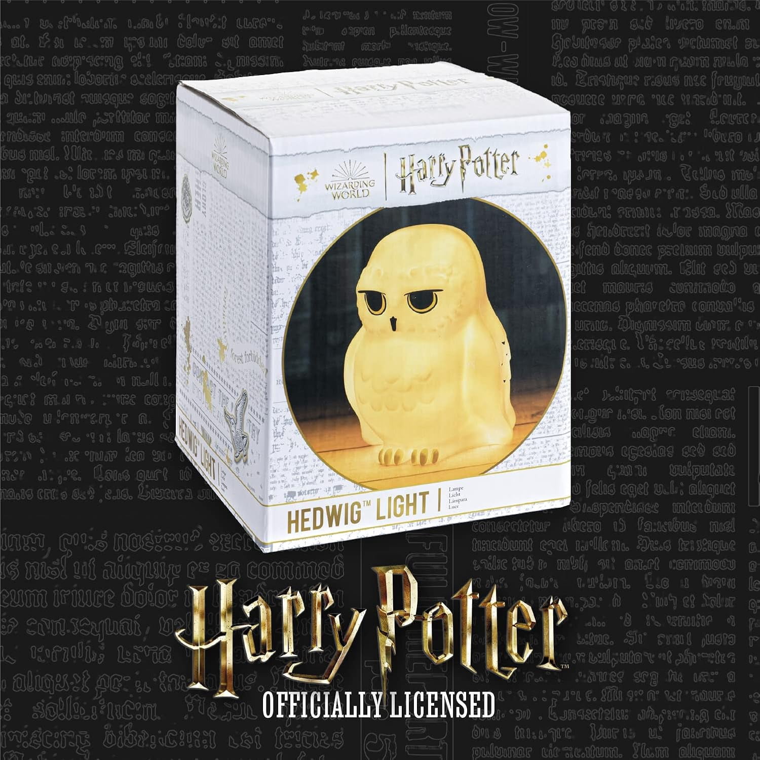 Harry Potter Hedwig Night Light – Officially Licensed Harry Potter Decor Gift, Bedroom Portable Mood Light for Kids, Battery Powered | Paladone