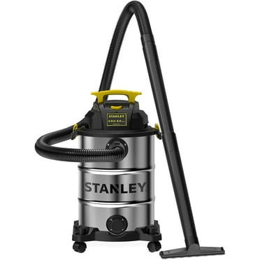Stanley 8 Gallon, 4 PHP Stainless Steel Wet/Dry Vacuum SL18117