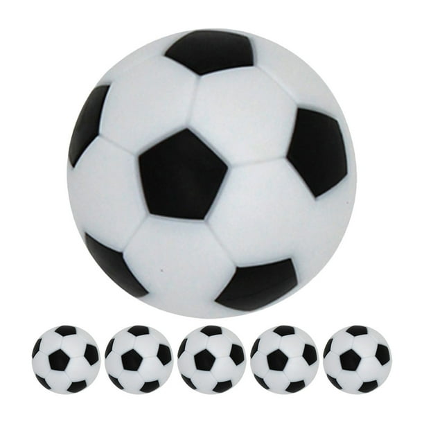 6 mini balones de futbolín, repuestos para futbolín de mesa.