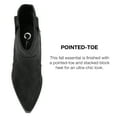 thumbnail image 4 of Journee Collection Womens Becker Pointed Toe Stacked Western Booties, 4 of 7