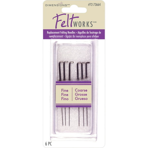 Dimensions Feltworks Replacement Felting Needles Set of 6 Walmart