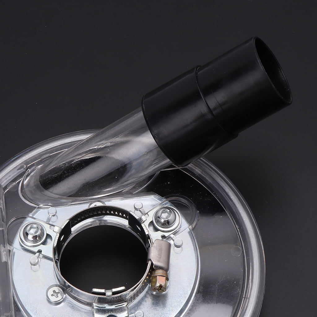 XISAOK Dust Shroud Kit Dry Grinding Cover Tool For Angle Hand Grinder Clear 80-125mm
