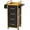 Black & Gold, variant on Beauty Salon Trolley Cart, Salon Cabinet with 360? Wheels, 4 Drawer, 5 Tool Holders, Mobile Hair Station Rolling Cart for Hair Stylist Beauty Barbershop (Black & )