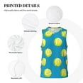 thumbnail image 3 of Pofeuu Ball Tennis Print Basketball Jersey, Shirts for Men Youth Basketball Jersey Crew Neck-Medium, 3 of 6