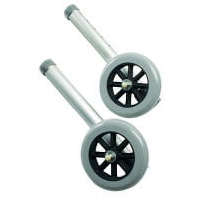 Graham-Field Auto-Stop Walker Wheels, Pkg of 2 - Model 603450A