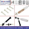 thumbnail image 4 of Whole Parts Washer Suspension Rod Assembly (4-SET) Part # AJK72989701 - Replacement & Compatible With Some LG Washing Machines, 4 of 9