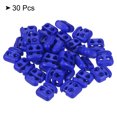 thumbnail image 3 of Cord Locks, Oval Spring Toggle Stopper for Drawstring Bag Shoelaces, Dark Blue 30 Pack, 3 of 5