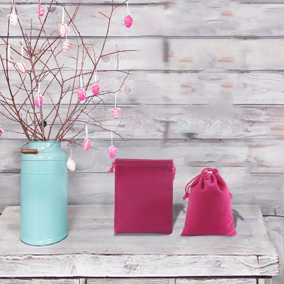 Velvet Drawstring Storage Bag - Versatile Packaging for Jewelry Mobile Phones Laptops and Accessories
