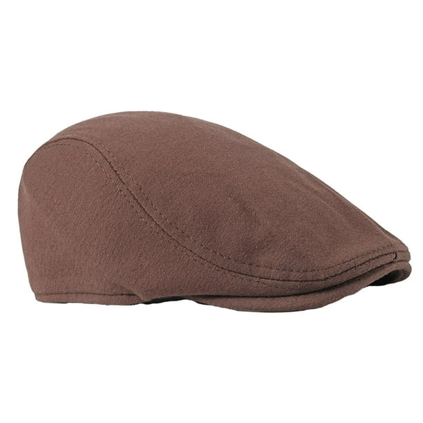 Sombrero de para hombres y mujeres, gorra plana, sombreros de pintor, sombrero de taxista con solapa para senderismo, pesca, viajes , Café Fernando boina