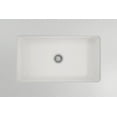 thumbnail image 2 of BOCCHI Sotto Undermount Fireclay 32 in. Single Bowl Kitchen Sink with Protective Bottom Grid and Strainer in White, 2 of 6