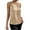 Beige, variant on CHUMUD Womens Satin Tank Tops V Neck Pleated Sleeveless Business Casual Outfit Summer Dressy Work Blouse