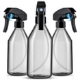 thumbnail image 1 of de PláStico en Aerosol para Soluciones Limpieza, Contenedor VacíO Reutilizable 10 Oz con Rociador Gatillo Negro Duradero, Paquete 3, 1 of 5