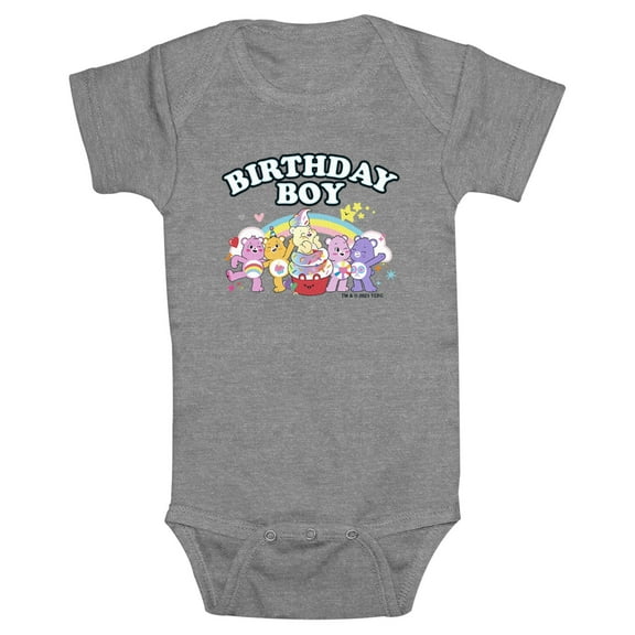 Infant's Care Bears Birthday Boy Cupcake Group  Bodysuit
