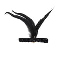thumbnail image 4 of Unique Bargains 1 Pc Headband Feather Sequins Hairband for Women Black, 4 of 5
