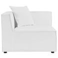thumbnail image 6 of Lounge Sectional Sofa Set, Fabric, White, Modern Contemporary Urban Design, Outdoor Patio Balcony Cafe Bistro Garden Furniture Hotel Hospitality, 6 of 10