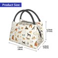 thumbnail image 2 of Easygdp Dogs Funny Pets Bolsa de Almuerzo Insulada Reutilizable, Bolsa de Mano y Bandolera para Oficina, Trabajo, Viajes, 2 of 6