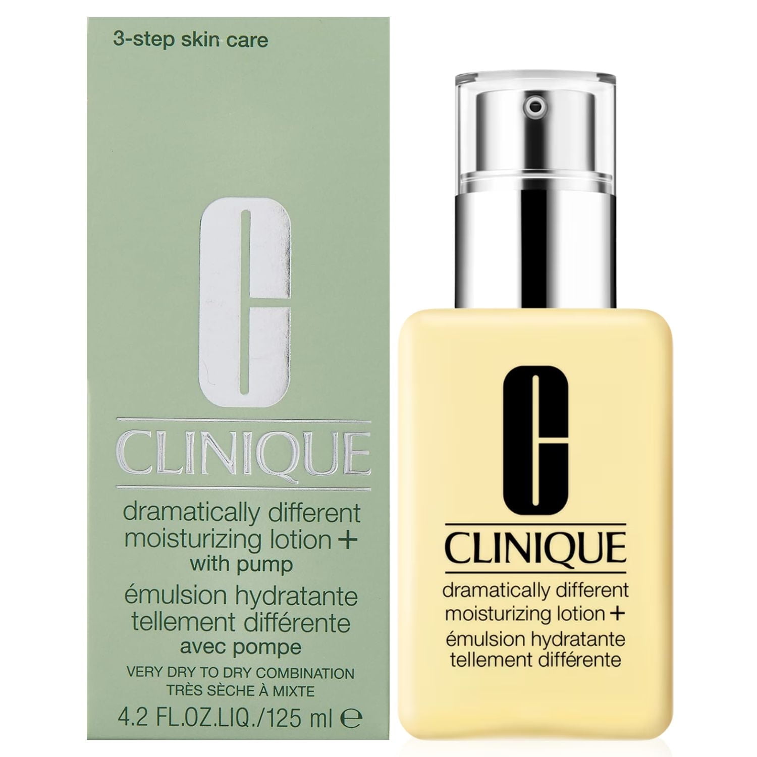 Clinique Dramatically Different Moisturizing Lotion with Pump for Very Dry to Dry Combination 4.2 oz