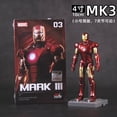 thumbnail image 3 of Figura de acción de Marvel Genuine Zd Toy Iron Man Avengers Mark2 modelo 1/10, colección de figuras de acción de anime, modelo de decoración de habitación, juguete robot, regalos, 3 of 5