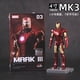 thumbnail image 3 of Figura de acción de Marvel Genuine Zd Toy Iron Man Avengers Mark2 modelo 1/10, colección de figuras de acción de anime, modelo de decoración de habitación, juguete robot, regalos, 3 of 5