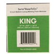 thumbnail image 3 of Serta Adult 12" Cooling King Medium Memory Foam Mattress, 3 of 3