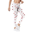 thumbnail image 4 of hotojiny Women's Valentines Day Leggings Spring Fashion Outfits Gifts Soft High Waisted Workout Yoga Pants, 4 of 5