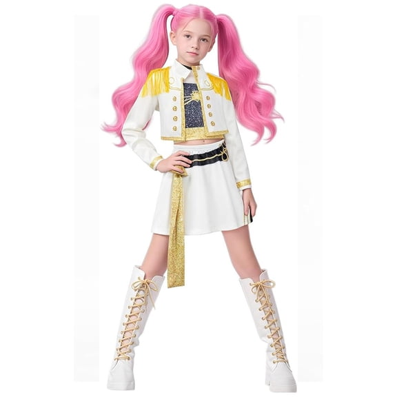Popular Singers Costumes,Halloween Anime Cosplay Costume for Movie Fans Halloween Party Cosplay Dance Stage Outfit Set