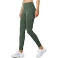 thumbnail image 6 of BALEAF Women's Winter Leggings Fleece Lined Waterproof Thermal Hiking Pants Warm Tights Running Gear Cold Weather Army Green 3XL, 6 of 6