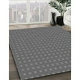 thumbnail image 2 of Ahgly Company Indoor Square Patterned Battleship Gray Area Rugs, 6' Square, 2 of 6