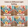 thumbnail image 7 of Design&I 9'x12' Washable Area Rug Snag-Free Abstract Bold Pastel Block Border Botanical Boho Vintage Blooms for Dining Room, Basement, Large Office, 7 of 7