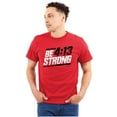 thumbnail image 3 of Verse Philippians 4:13 Be Strong Men's Graphic T Shirt Tees Brisco Brands S, 3 of 6