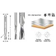 Amana Tool HSS1655 Double Flute Spiral Router Bits Metal Aluminum