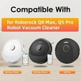 thumbnail image 2 of For Q8 Max, Q8 Max+, Q5 Pro, Q5 Pro+ Robot Vacuum Cleaner Main Brush Cover Hepa Filter Mop Pad Spar As Shown, 2 of 5