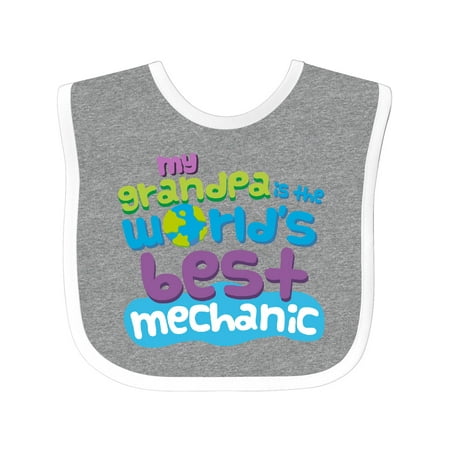 

Inktastic Mechanic Grandpa Gift Baby Boy or Baby Girl Bib