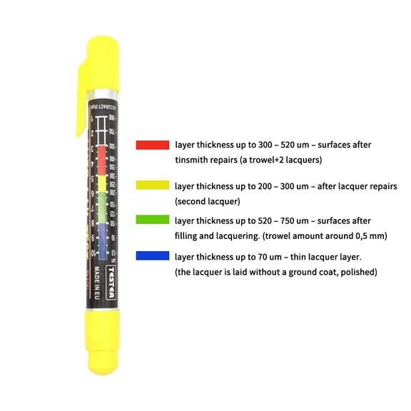 Coating Thickness Meter Gauge Paint Tester Car Body Damage Detector Crash-Test Check Waterproof (Coating Tester)