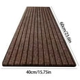 thumbnail image 3 of Yannianjz under $5 Runner Rugs 23.6x15.75 inch, Outdoor Indoor Utility Non Slip Carpet Rug Runner for Hallway, Area Rugs Mat for Entryway Balcony Patio Kitchen Garage Stair Laundry, 3 of 5