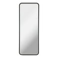 thumbnail image 3 of Tatum 24 in. W x 65 in. H Large Crystal Lining Rectangle Metal Framed Antifog Front-Lit Tri-Color Wall Or Floor Full-Length Mirror with Smart Touch, Black, 3 of 15